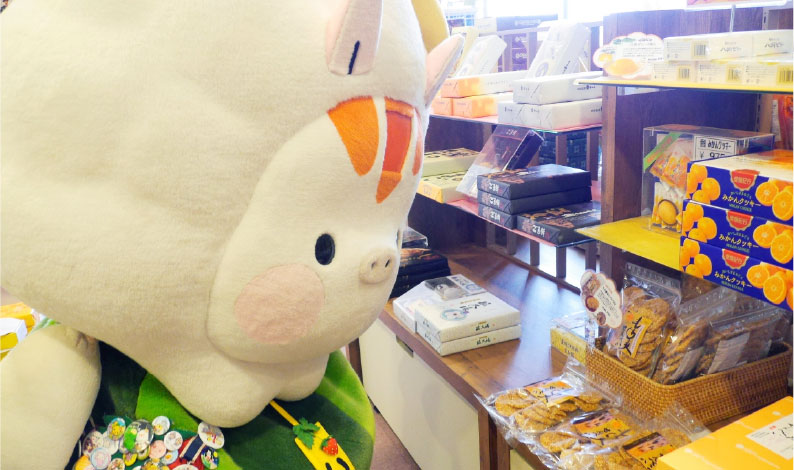 ロビーでお買い物